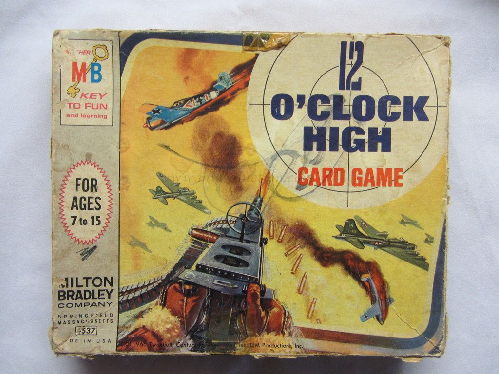 12 O'Clock High Card Game by Milton Bradley