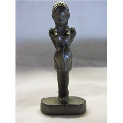 Vintage Bronze WWII 'Kilroy Was Here' Statue