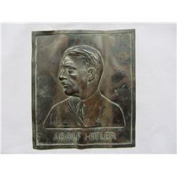 Copper Plaque of Adolf Hitler