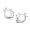 Image 1 : GENUINE STERLING SILVER  Dolphin Hinged Earrings