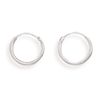 Image 1 : GENUINE STERLING SILVER 12mm Endless Hoop Earrings