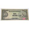 Image 1 : 1940'S JAPANESE OCCUPATIONAL 10 TEN PESOS NOTE SERIAL # 0214366 - *NICE BILL*!!