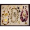 Image 2 : Lot of Necklaces, Earrings, and Brooches with Mult Vintage Costume Jewelry Lot of Necklaces, Ear Rin