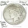 Image 1 : 1926-D PEACE SILVER DOLLAR *RARE SEMI-KEY DATE* COIN CAME OUT OF SAFE!!!