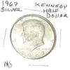 Image 1 : 1967 KENNEDY SILVER HALF DOLLAR *RARE MS HIGH GRADE - NICE SILVER HALF DOLLAR*!!