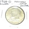 Image 1 : 1968-D KENNEDY SILVER HALF DOLLAR *NICE SILVER HALF DOLLAR*!!