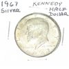 Image 1 : 1967 KENNEDY SILVER HALF DOLLAR *NICE SILVER HALF DOLLAR*!!