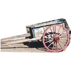 antique dump ox cart
