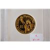 Image 2 : 2008 US Presidential Andrew Jackson $1; Pure 24K Gold Enriched; EST. $5-10