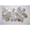 Image 1 : Mercury & Roosevelt Dime; Various Dates, Conditions & Mint Marks; Lot of 50 Silver; EST. $125-150