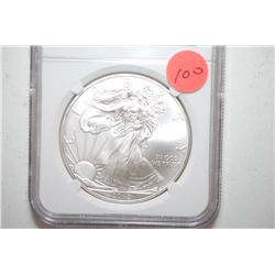 2012-S Silver Eagle $1 Early Releases; NGC Graded MS69; EST. $50-75