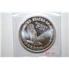 Image 2 : Silver Round "Standing Liberty"; .999 Fine Silver 1 Oz.; EST. $35-40