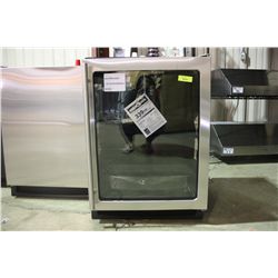 U-LINE STAINLESS STEEL GLASS FRONT BEVERAGE COOLER