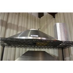 ZEPHYR STAINLESS STEEL BOW FRONT HOOD FAN