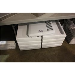 LARGE LOT OF WHITE BASE BORD HEATERS