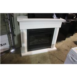 WHITE ELECTRIC FIRE PLACE