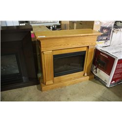 OAK ELECTRIC FIRE PLACE