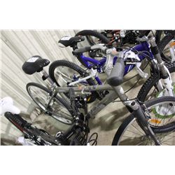 GREY FRONT SUSPENSION MOUNTAIN BIKE