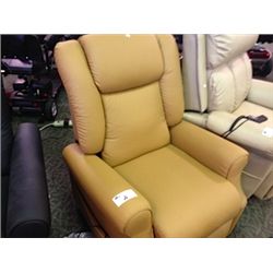 BROWN LEATHER LIFT ASSISST ELECTRIC MASSAGE CHAIR