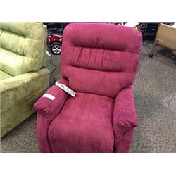 BURGANDY  LIFT ASSISST ELECTRIC CHAIR