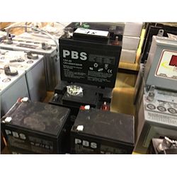 LOT OF 10 SCOOTER BATTERIES