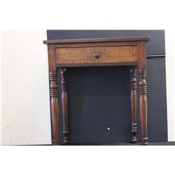 1 DRAWER CHERRY STAND W/ TIGER MAPLE DRAWER