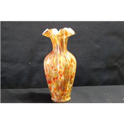 FENTON VASA MURRHINA GLASS VASE - 1 OF A KIND - MINT 11.5"
