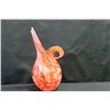 Image 2 : GREAT ART GLASS VASE - FENTON? - 7.5"