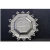 Image 1 : UNUSUAL PIE TIN MIRROR IN EXC. COND. 19" X 19"