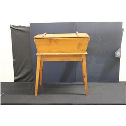NICE PINE DOUGH BOX - 26" X 33"