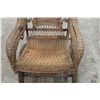 Image 3 : GREAT WICKER PLATFORM ROCKER MADE BY A.H. ORDWAY