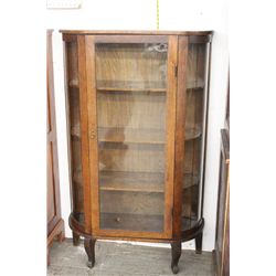 ROUND OAK CHINA FLAT DOOR - 3 SHELVES