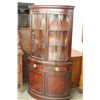 Image 1 : MAHOGANY DOUBLE DOOR CORNER CUPBOARD