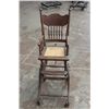 Image 2 : OAK FOLD DOWN HIGH CHAIR