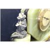 Image 2 : GREAT DECO ALABASTER & MARBLE CLOCK - WORKS PERFECT
