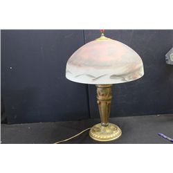 LOVELY REVERSE PAINTED LAMP