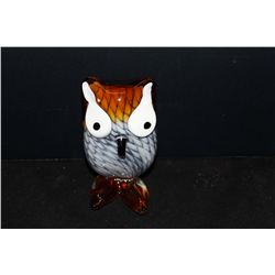 ANN PRIMROSE "OWL" MURANO GLASS