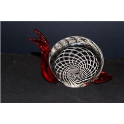 ANN PRIMROSE "SNAIL" MURANO GLASS
