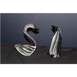 LOT OF 2 ANN PRIMROSE MURANO GLASS