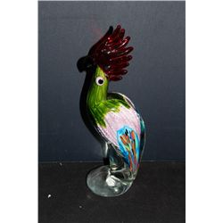 ANN PRIMROSE "PEACOCK" MURANO GLASS