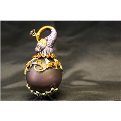 ANN PRIMROSE PERFUME BOTTLE - 4" MURANO
