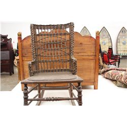 HAYWOOD WICKER ROCKER
