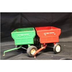 2 WAGONS GOOD COND. ERTL