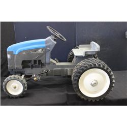 HEAVY METAL RIDING TRACTOR BY NEW HOLLAND - 175 PRESTIGE SERIES #1 BY ERTL - 36" X 25"