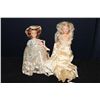 Image 1 : 2 OLD COMPOSITION DOLLS