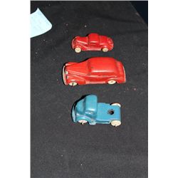 AUBURN RUBBER CO. INDIANA - 2 CARS - 1 TRUCK - NEAR MINT