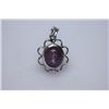 Image 1 : 27.50 CTW RUBY STAR  PENDANT .925 STERLING SILVER