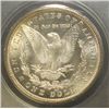 Image 3 : 1883-CC MORGAN SILVER DOLLAR PCGS RATTLER HOLDER MS64