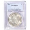 Image 1 : 1896 MORGAN SILVER DOLLAR MS64 PCGS