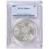 Image 1 : 1887 MORGAN DOLLAR MS64+ PCGS